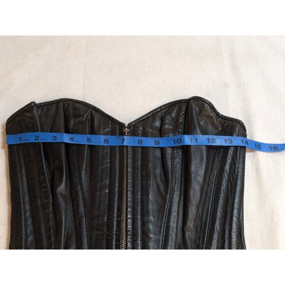 Northbound Leather Sweetheart Corset Zip Lace Up/zipper Womens 24 (6284) - Picture 16 of 16